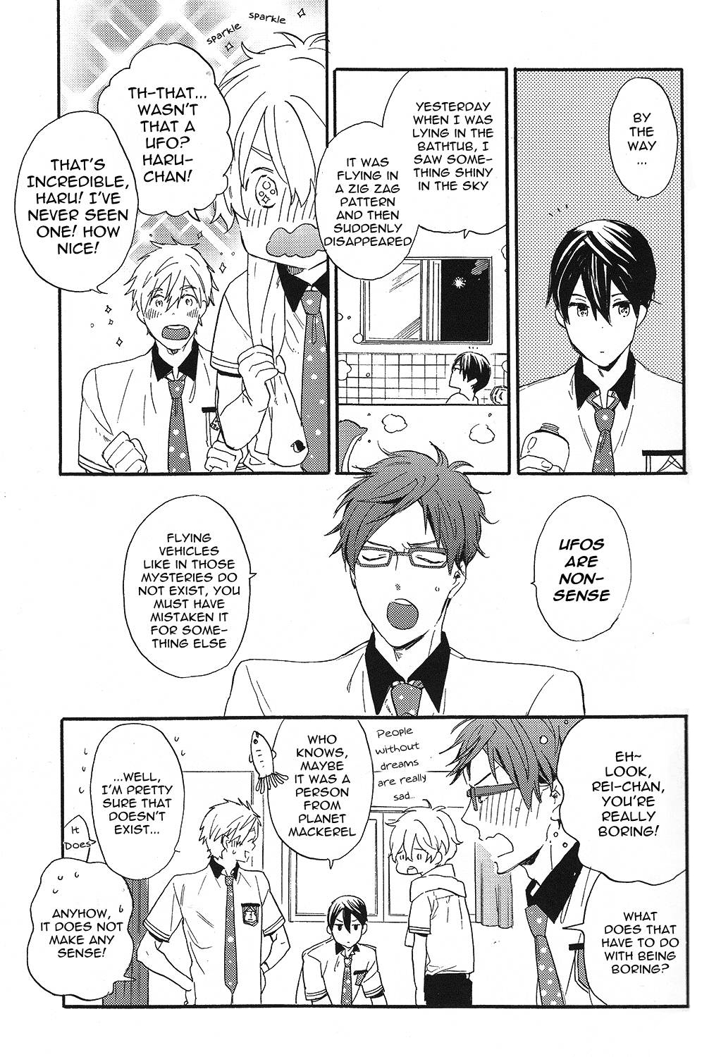 (SUPER23) [Ciao, baby (Miike Romuko)] Kowagari Mash Up! (Free!) [English] [ebil trio] page 6 full