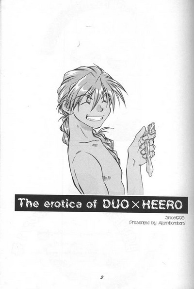 Love² South Pole of Heero Show #1 (Gundam Wing) [Duo X Heero] YAOI page 2 full
