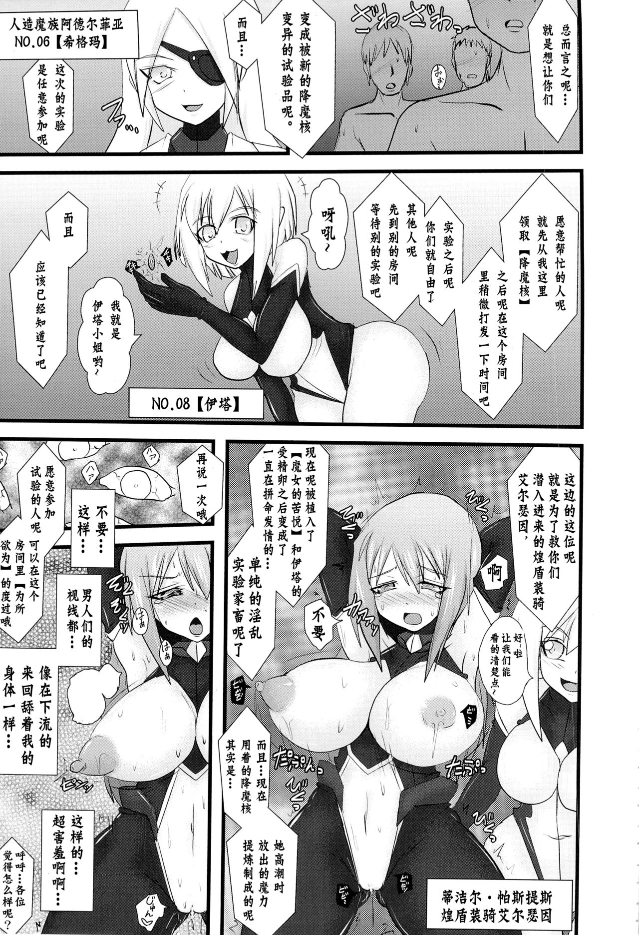 (C82) [FONETRASON (Ryutou)] Shield Knight Elsain Vol. 12 NETHER LABORATORY 2 [Chinese] [不咕鸟汉化组] page 4 full