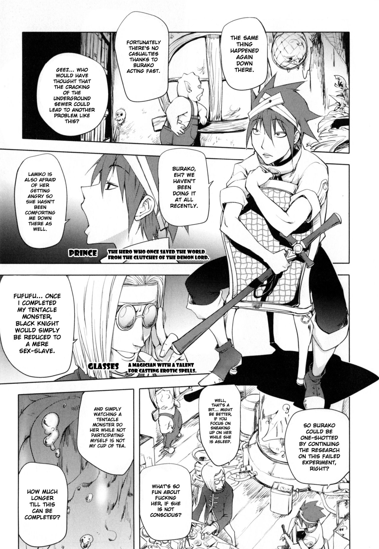 [Kon-Kit] ~Yuusha Sanbiki no Bouken Daigoshou~ Shokushu Ouji | The Adventures Of The Three Heroes: Chapter 5 - The Tentacle Prince (Yurushite Anata...) [English] page 3 full