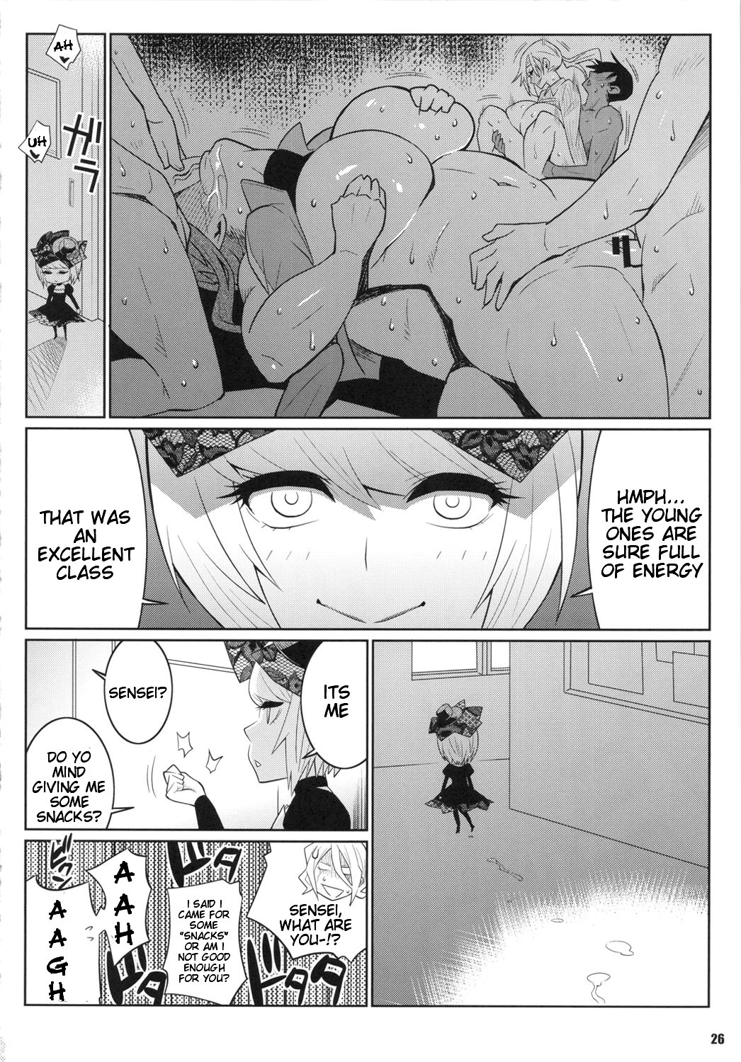 (COMIC1☆5) [TETRODOTOXIN] Exciting Sex-Ed (Hokenshitsu no Shinigami) [English] [Doujin-Moe] page 25 full