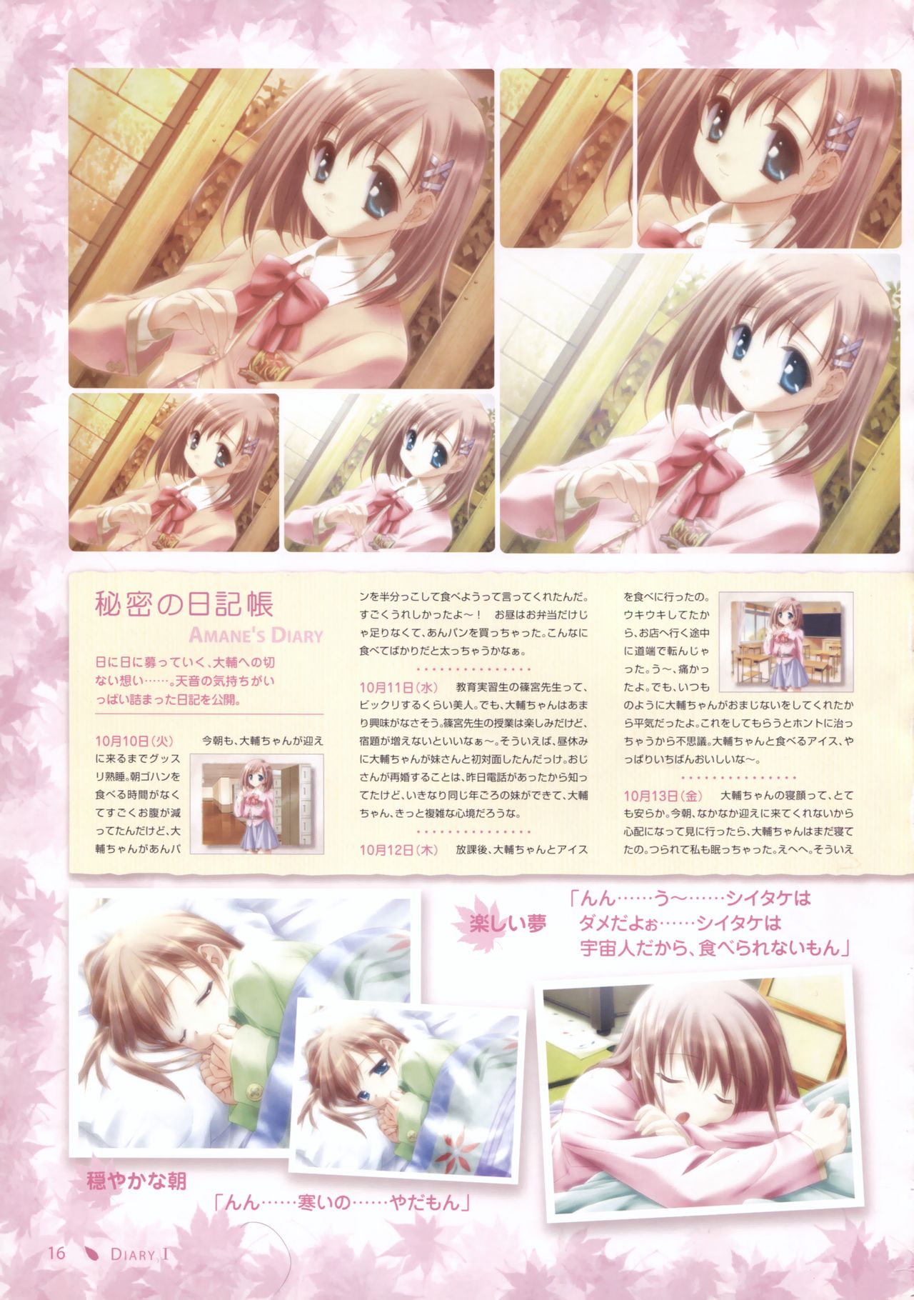 Canvas Sepia iro no motif Visual Fan Book page 16 full