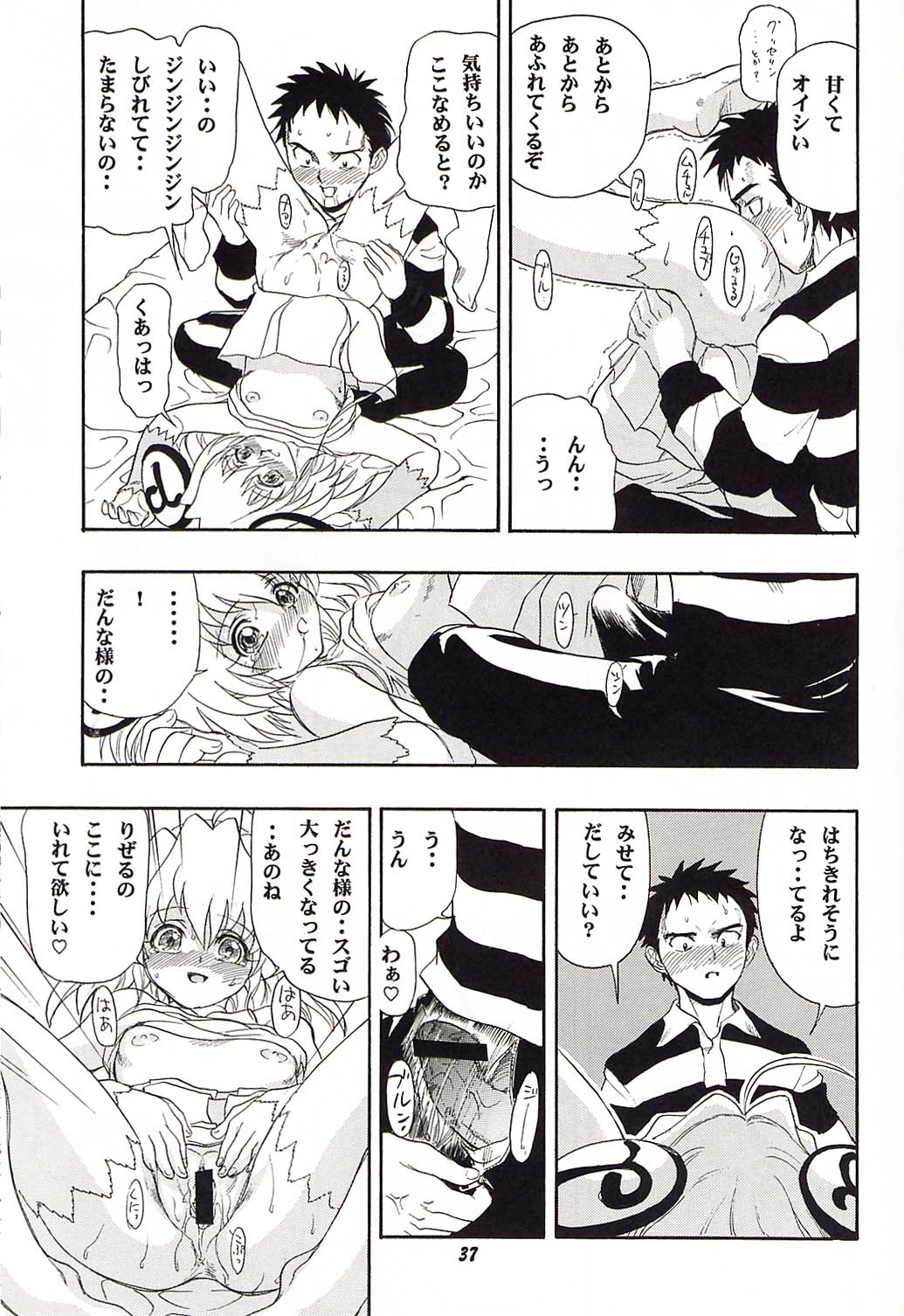 (CR31) [Studio Wallaby (Various)] Rizell no Naisho (Rizelmine) page 36 full