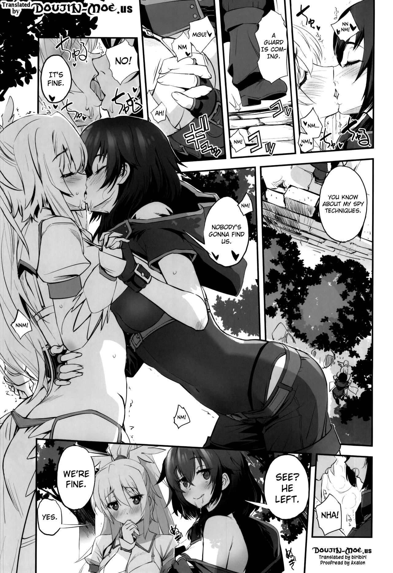 (C88) [G-Power! (SASAYUKi)] Shiro to Kage no Okugai Yuugi (Sennen Sensou Aigis) [English] {doujins.com} page 2 full