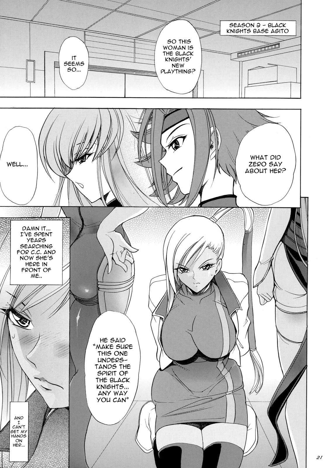 (C74) [Kawaraya Honpo (Kawaraya A-ta)] Hana - Maki no Juuroku - Karen (Code Geass: Lelouch of the Rebellion) [English] {doujin-moe.us} page 20 full