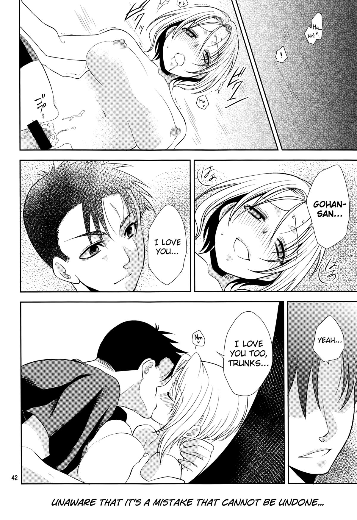 (C85) [Blue Crest (Aono Akira)] Soshite Boku wa Sono Suisen ni Miirareta. (Dragon Ball Z)english biribiri page 41 full