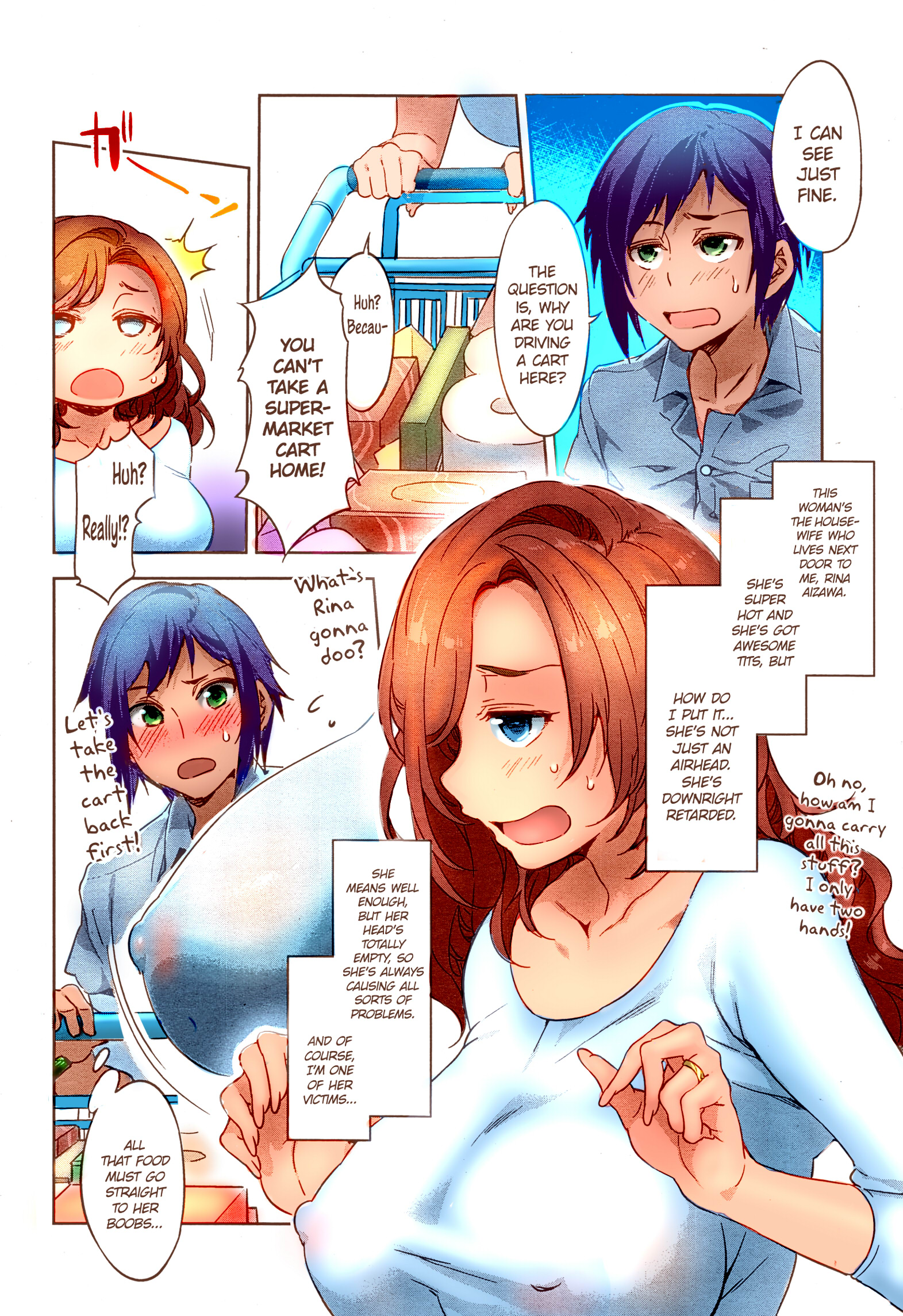 [Mizuryu Kei] Tonari no Rina-san | My Neighbor Rina (Comic Megastore Alpha 2014-11) [English] =TV= [Colorized] page 2 full