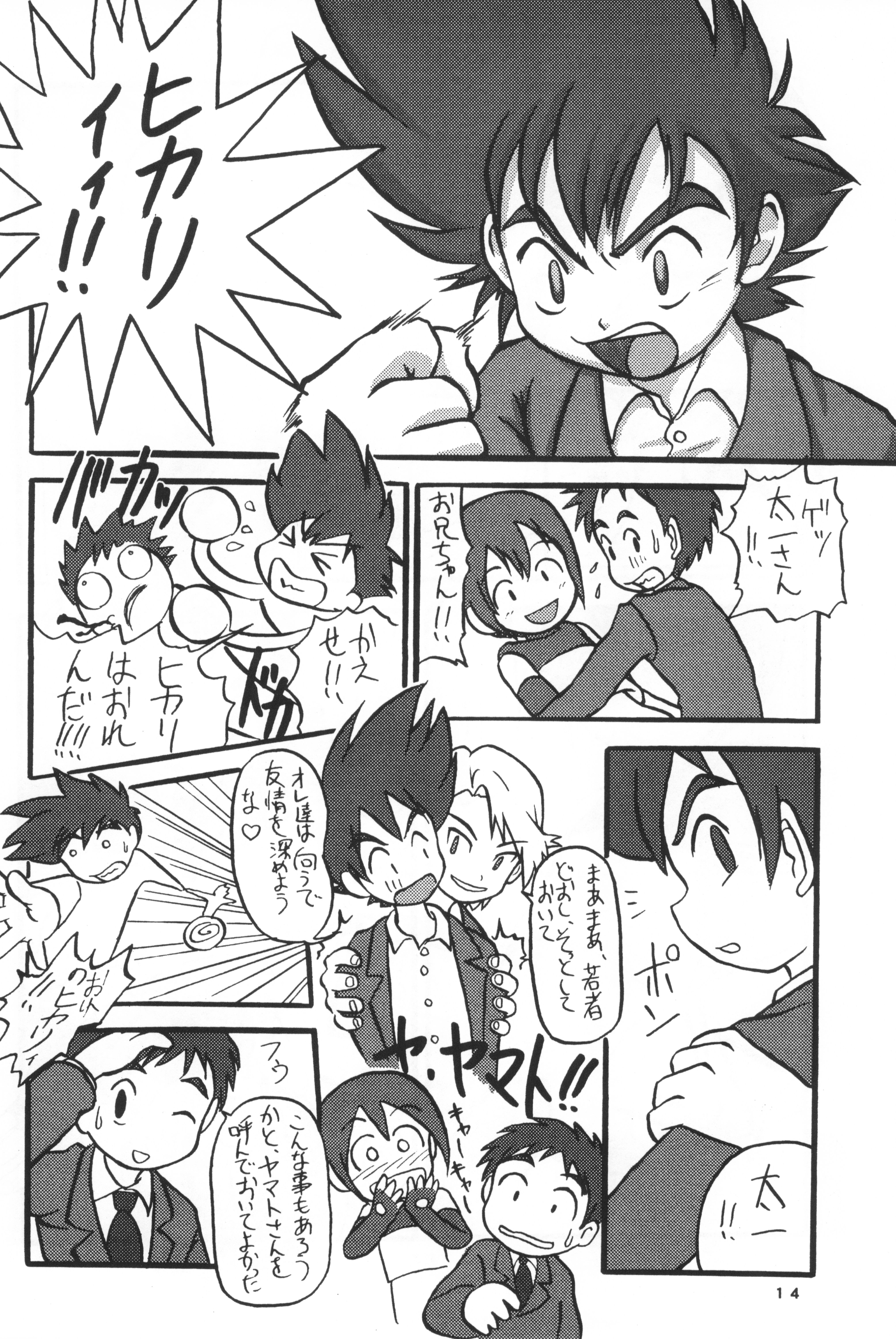 (C58) [Hitosuji Nawa (Ryo Kumagaya)] Hikarin (Digimon) page 14 full