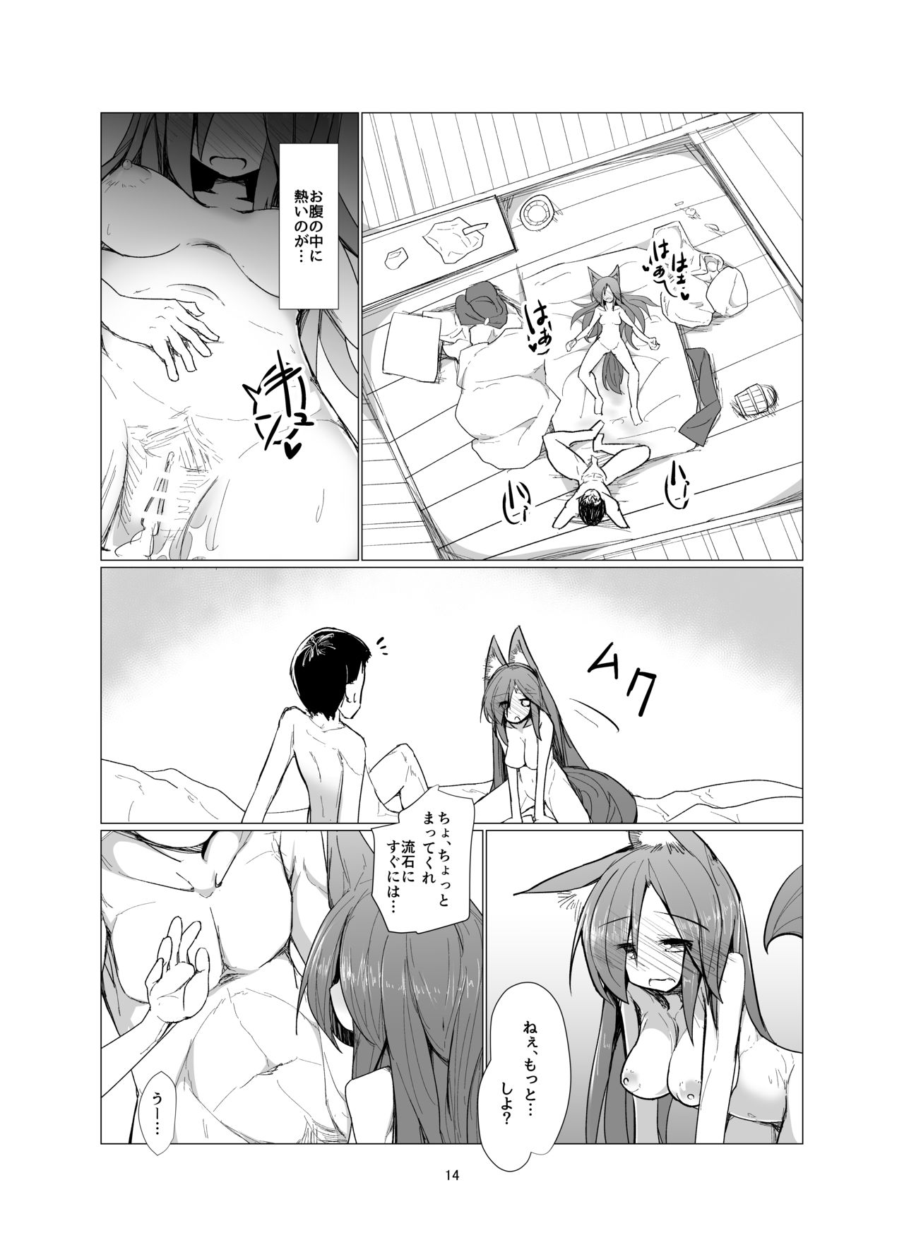 (Reitaisai 14) [Honya no Hidari Click (Honya)] Yasai ga Sukina Nihon Ookami (Touhou Project) page 13 full