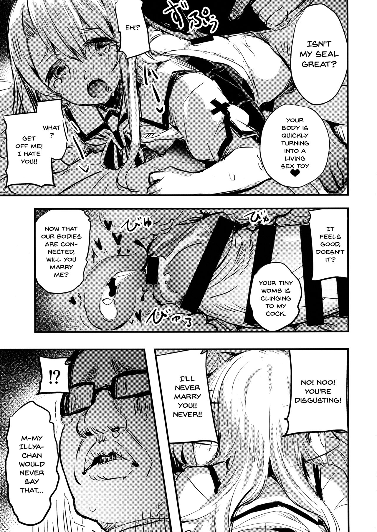 (C96) [kanemasita (Kaneta)] Ojisan no Illya-chan (Fate/Grand Order) [English] [Doujins.com] page 10 full