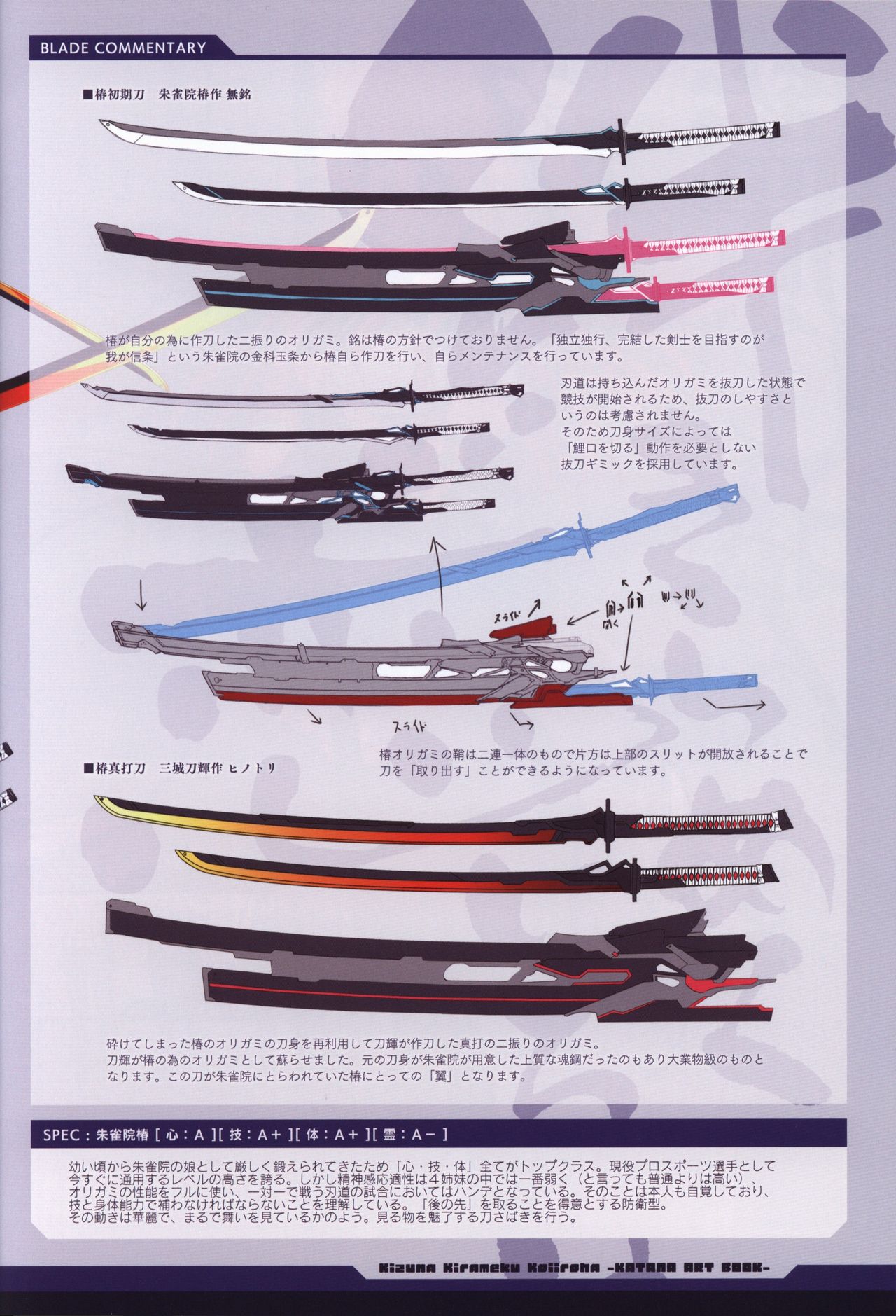 Kizuna Kirameku Koi Iroha KATANA ART BOOK page 12 full