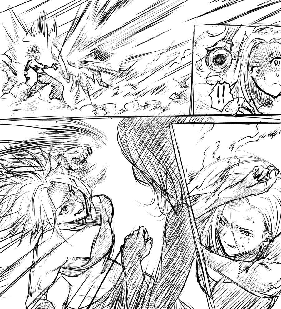 [G evolve] 18-gou VS Caulifla (Dragon Ball Super) page 10 full