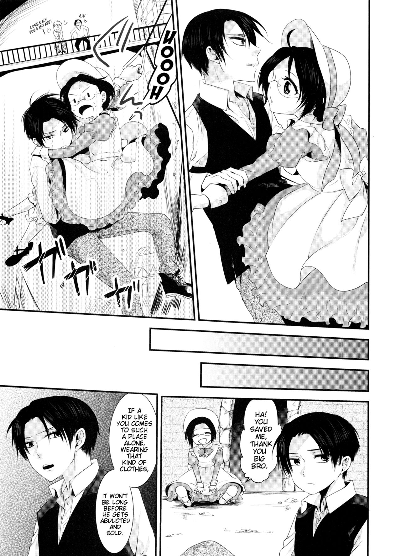 (C86) [Kiseki (Kisaki Noa)] kiss me once again 1-2 (Shingeki no Kyojin) [English] [Ongoing] [EHCove] page 7 full