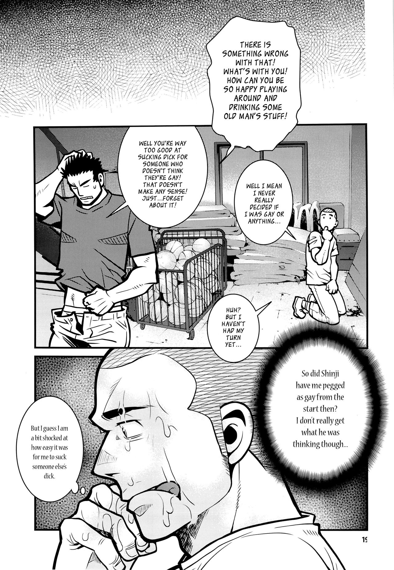 (C87) [Masamune Kokichi (Matsu Takeshi, Matsuzaki Tsukasa)] Matsu no Ma 4 [English] {Leon990 Scanlations} page 19 full