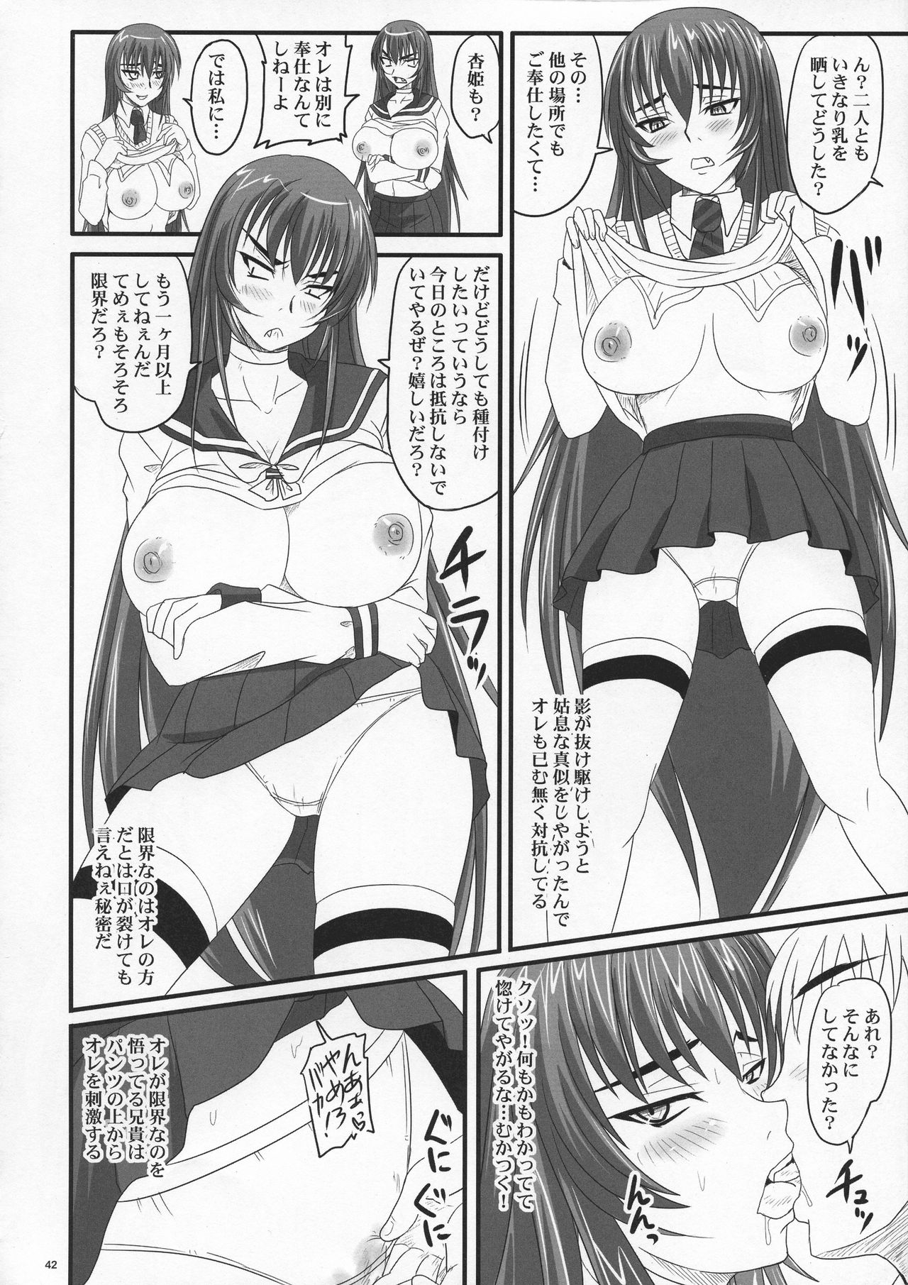 (C77) [Nozarashi (Nozarashi Satoru)] Do-S Hime wa Yogosareru Katajikena no Yume page 42 full