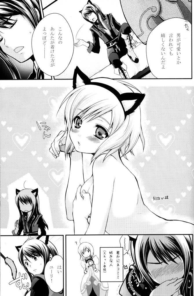 (C75) [Holiday School (Chikaya)] Kuro Ookami ni Kiwotsukete! (Tales of Vesperia) page 12 full