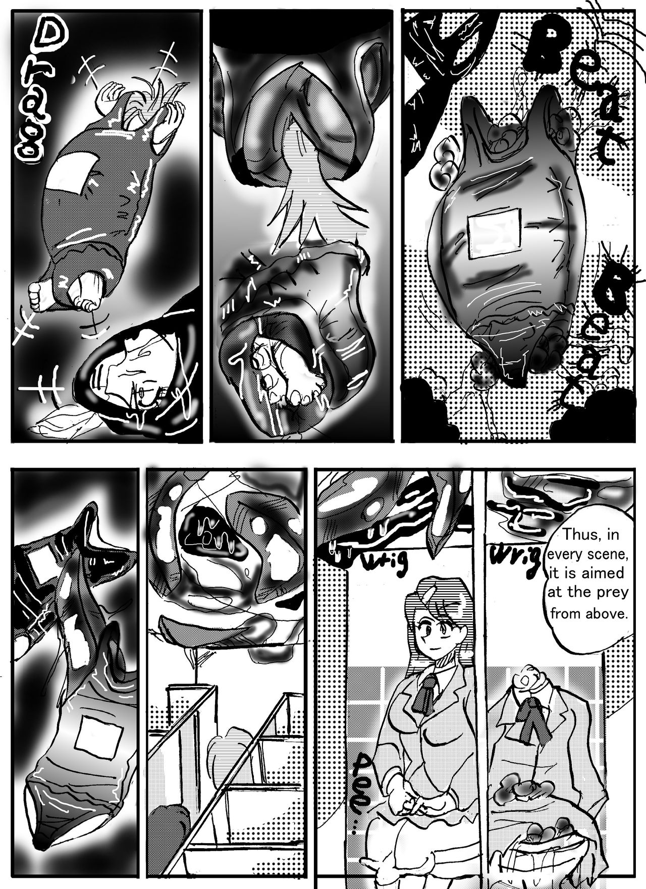 [Mashiba Kenta (Stuka)] The real vore of the gaintess & Man-sucking leech fear page 16 full