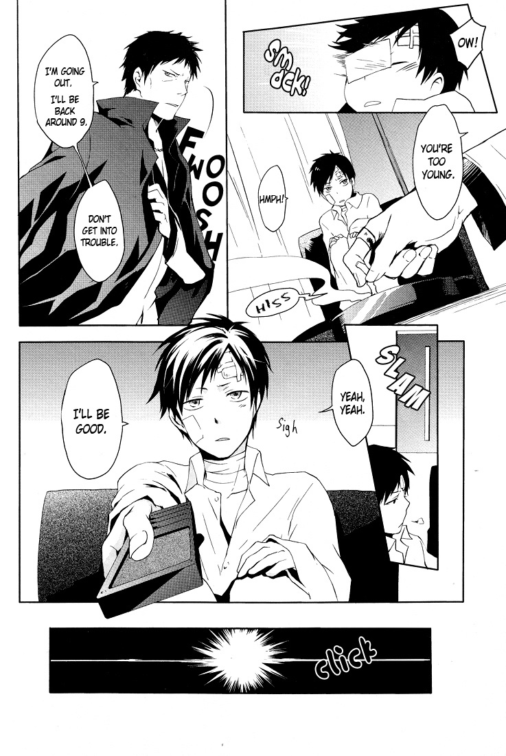 (C78) [WORLD BOX, Bon's (Yuu, Sumeragi Sora)] 2-nen to 8-kagetsu no Kiseki | A Journey of 2 Years and 8 Months (Durarara!!) [English] [ebil_trio] page 13 full
