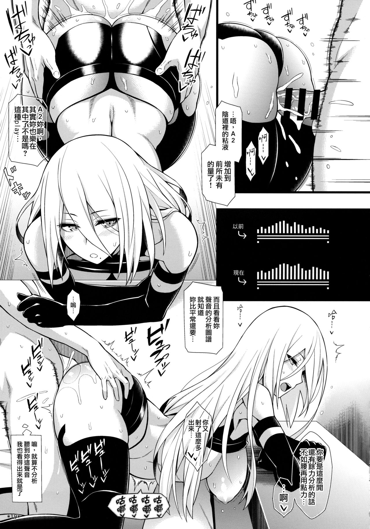 (COMIC1☆13) [Monmo Bokujou (Uron Rei)] Kimi no Egao ga Boku no Hoshi 2 (NieR:Automata) [Chinese] [无毒汉化组] page 21 full