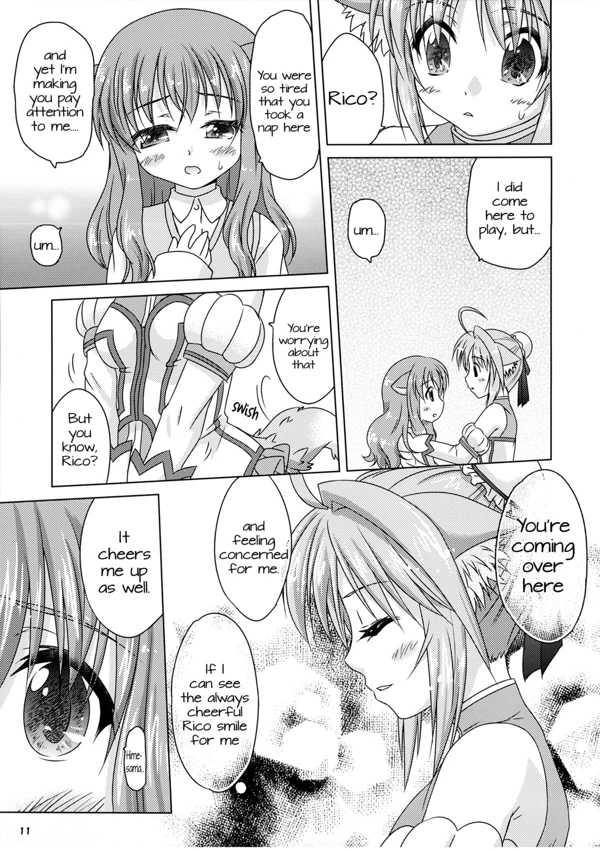 (C80) [Simple Class (Shinozuki Kou)] Ricotta e Principessa -Rico to Hime-sama- (DOG DAYS) [English] {TV + Yuri-ism} page 11 full