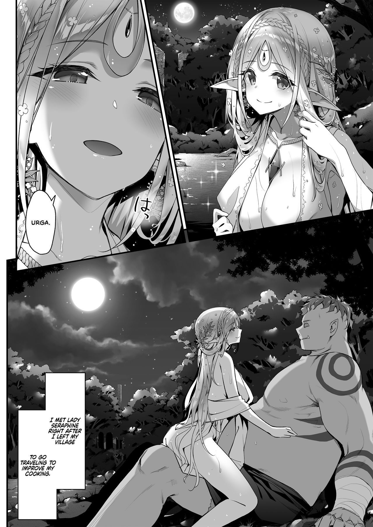 [Ichinose Land] Midara na Elf-san wa Orc-kun ga Osuki | The Lewd Elf likes the Orc [English] [RedLantern] [Digital] page 3 full