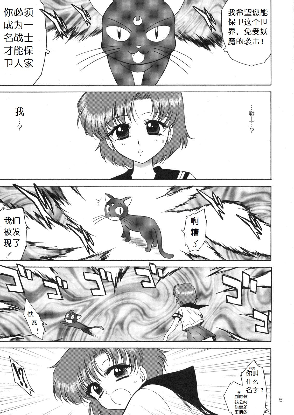 (C81) [BLACK DOG (Kuroinu Juu)] SUBMISSION-R RE MERCURY (Bishoujo Senshi Sailor Moon) [Chinese] page 5 full