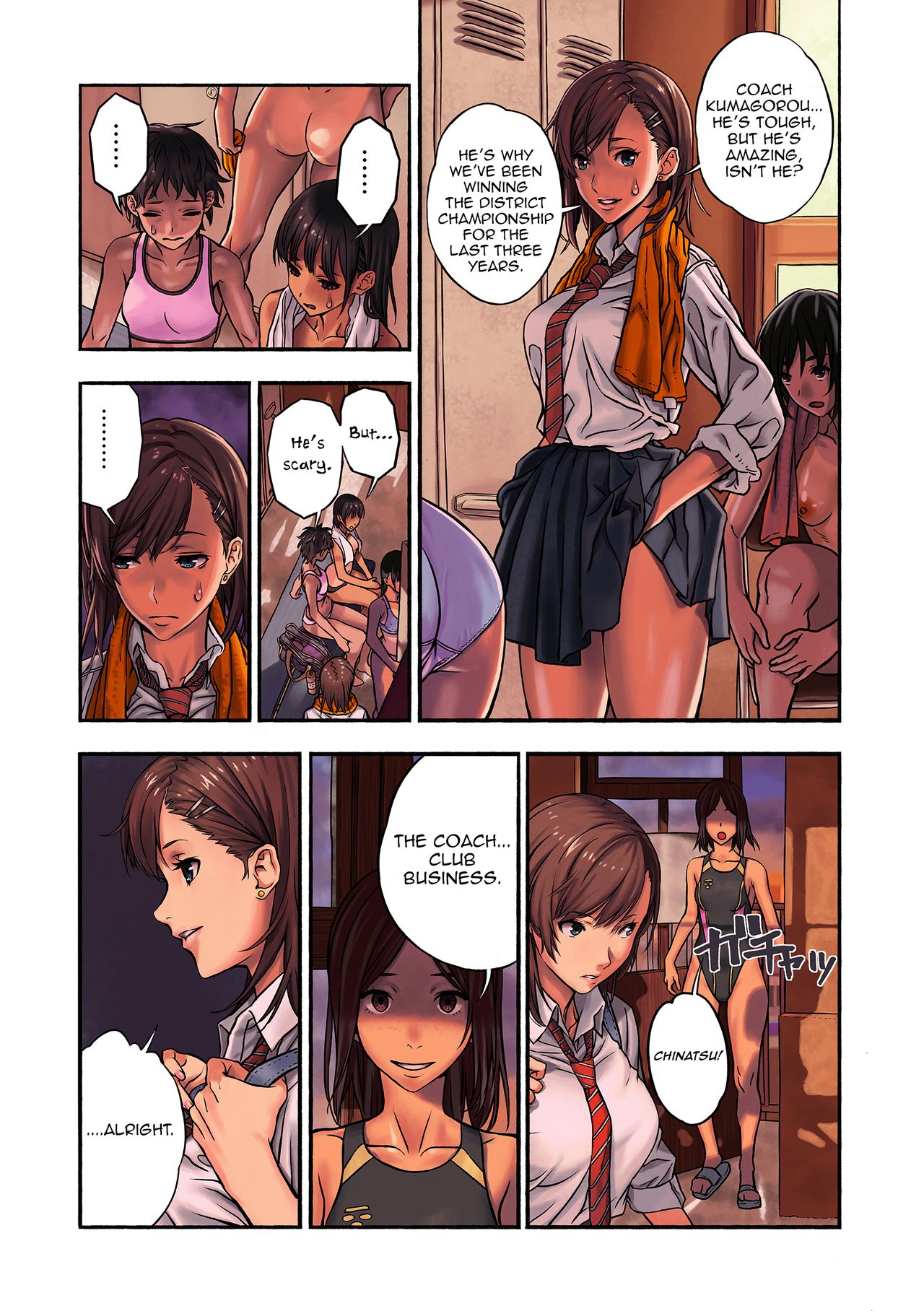 [Amazoness] Chinatsu to Kuma-chan Sensei | Chinatsu and Coach Teddy-Bear [English] [princessCuck] page 8 full