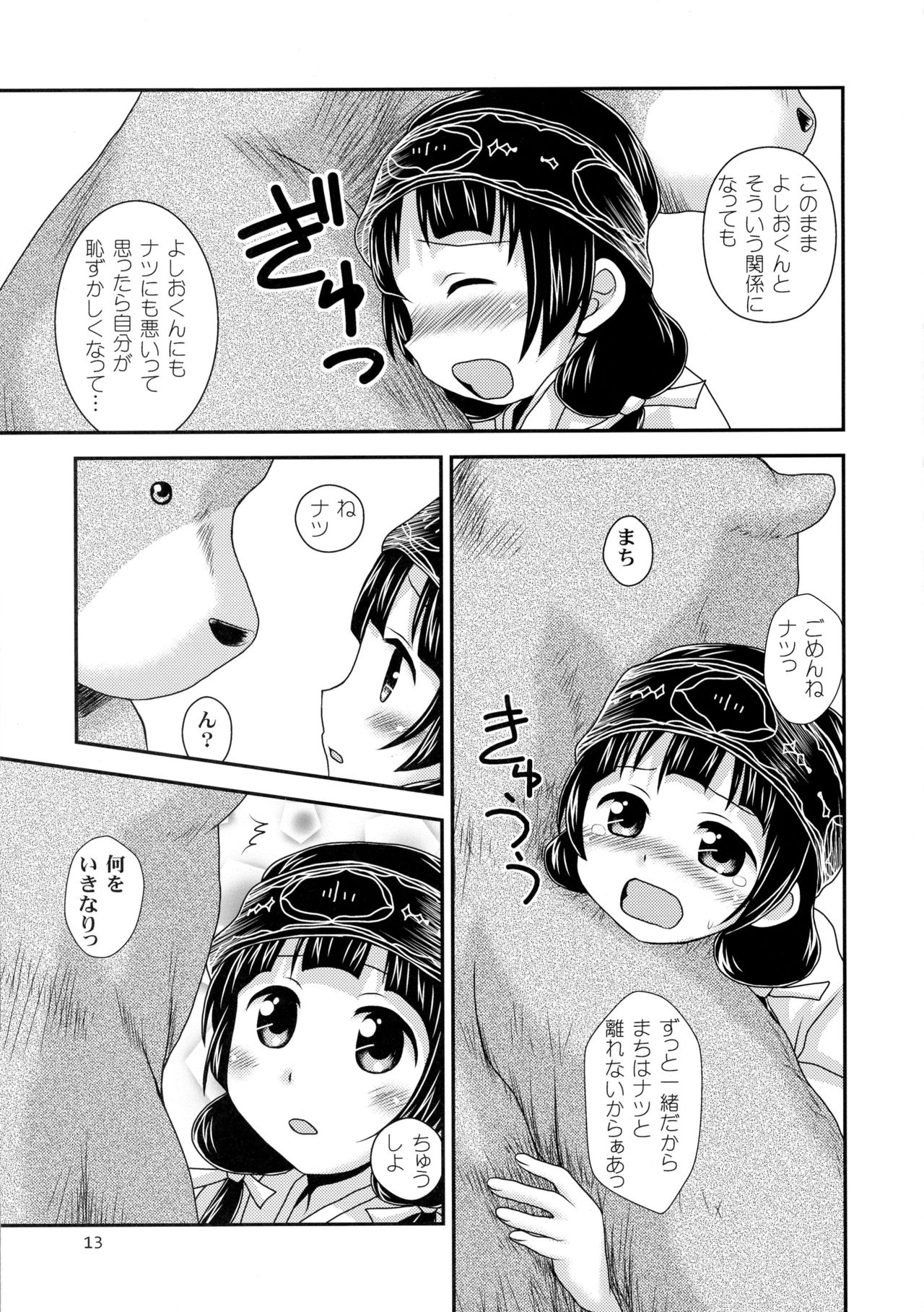 (C90) [HEARTS & CRUSTS (Nanana Nana)] Natsu Machi Nikki (Kuma Miko) page 12 full