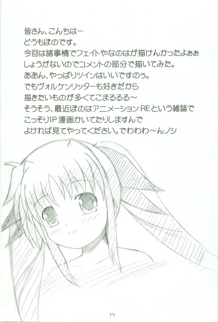 (Nanoha Festival 1) [Digitalian Cafe (Bono, Ogawa Shizuka)] MAGICAL COLLECT A's (Mahou Shoujo Lyrical Nanoha) page 17 full