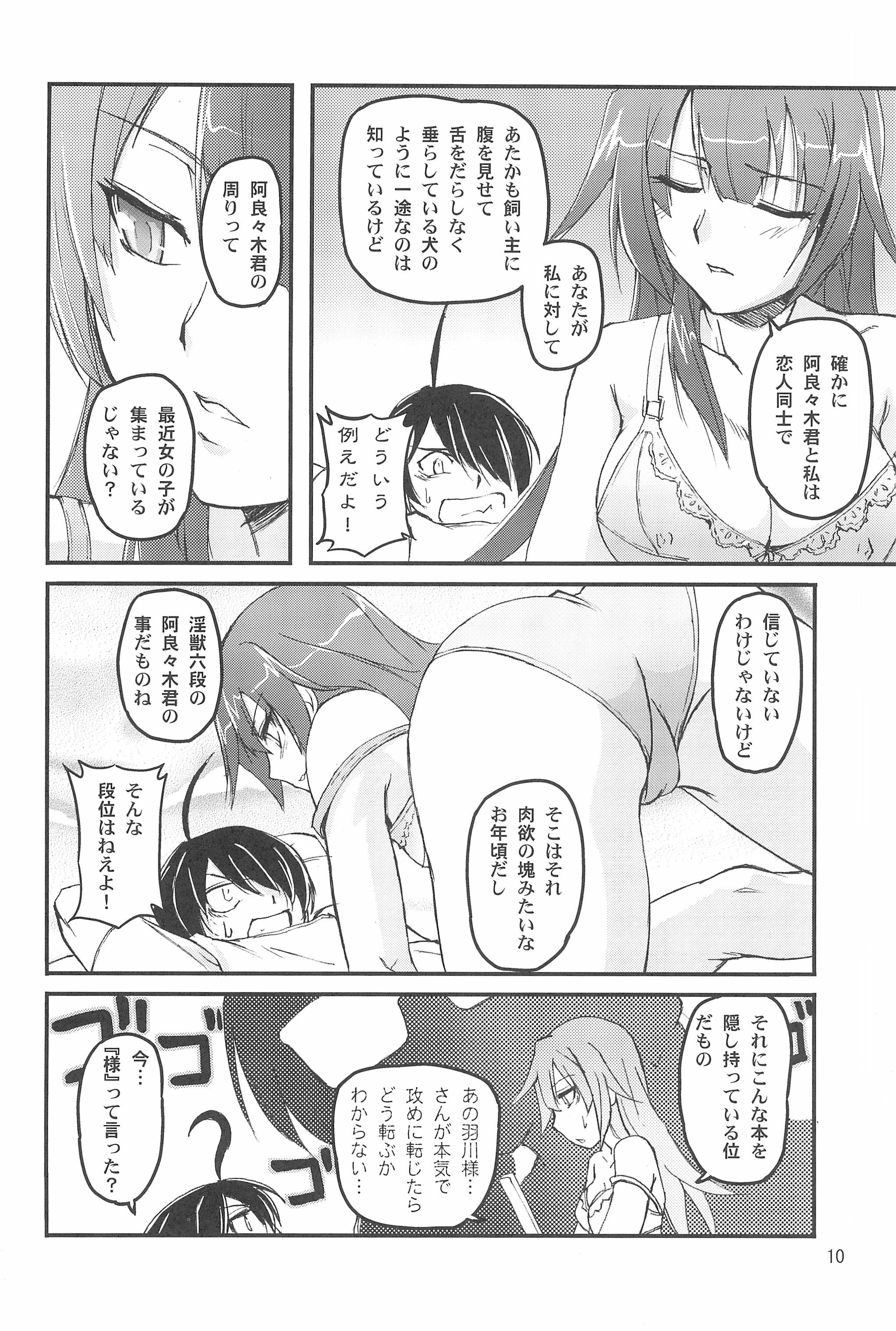 (C77) [Joukitei (Urase Shioji)] Zekka Bijin (Bakemonogatari) page 10 full