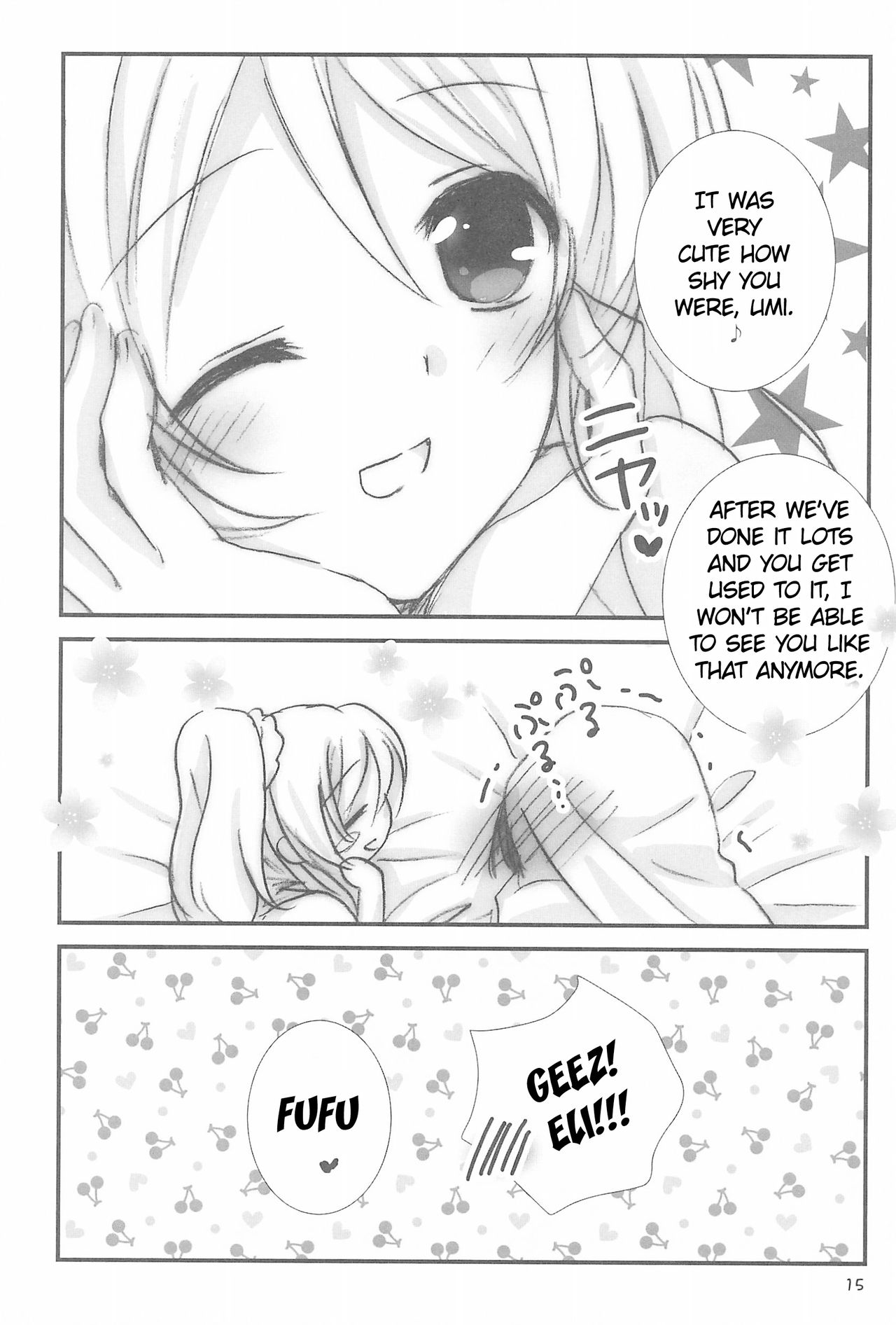 (Bokura no Love Live! 15) [Ameiro (Nanashiki)] Love Step (Love Live!) [English] [/u/ scanlations] page 15 full