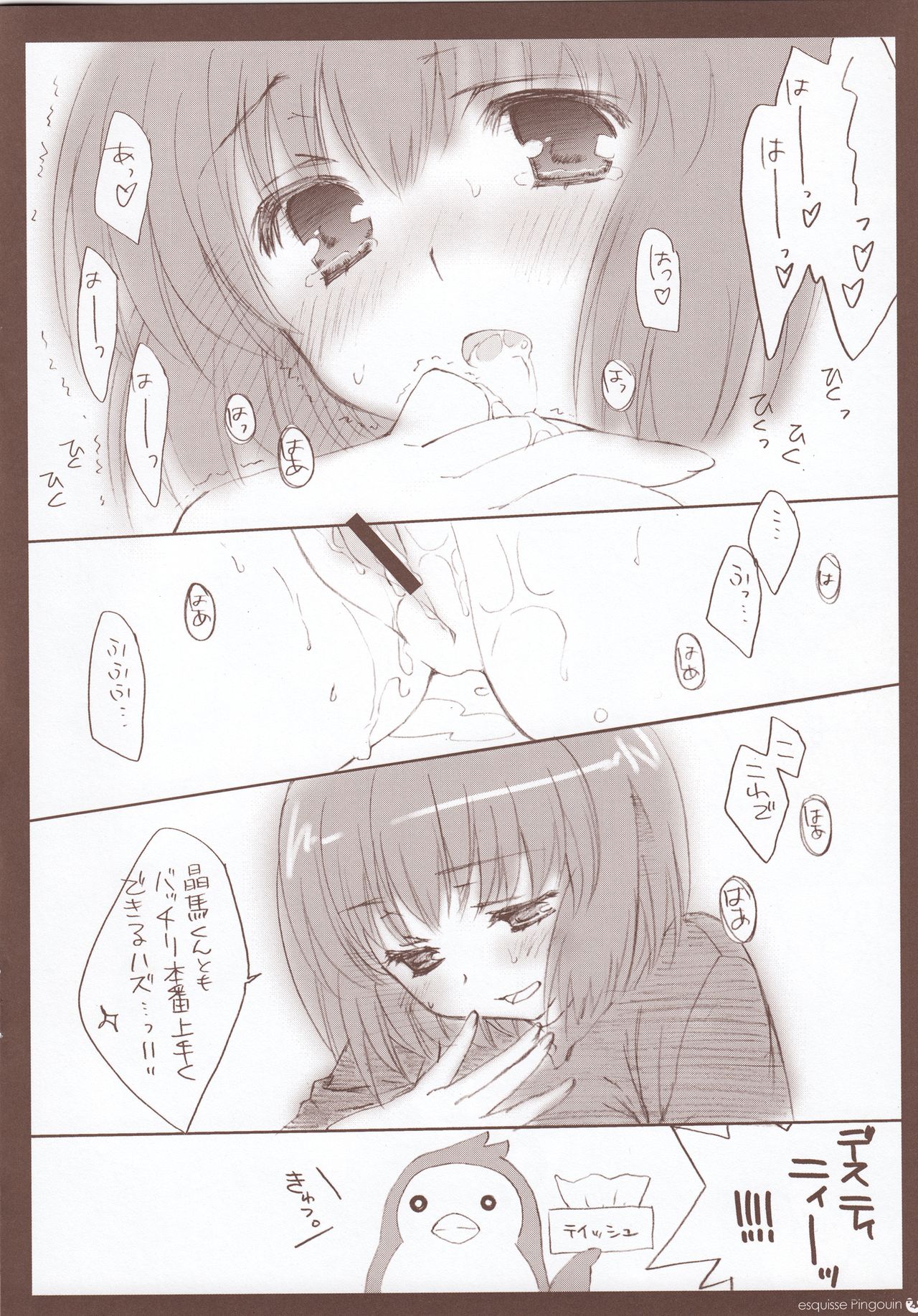 (C81) [CUT A DASH!!, Blazer One (Mitsumi Misato, Amaduyu Tatsuki)] esquisse Pingouin (Various) page 12 full