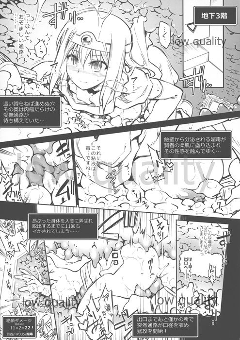 (C96) [灯夜工房 (灯ひでかず)] エロトラップダンジョン・そのときの女賢者 (ドラゴンクエスト) page 9 full