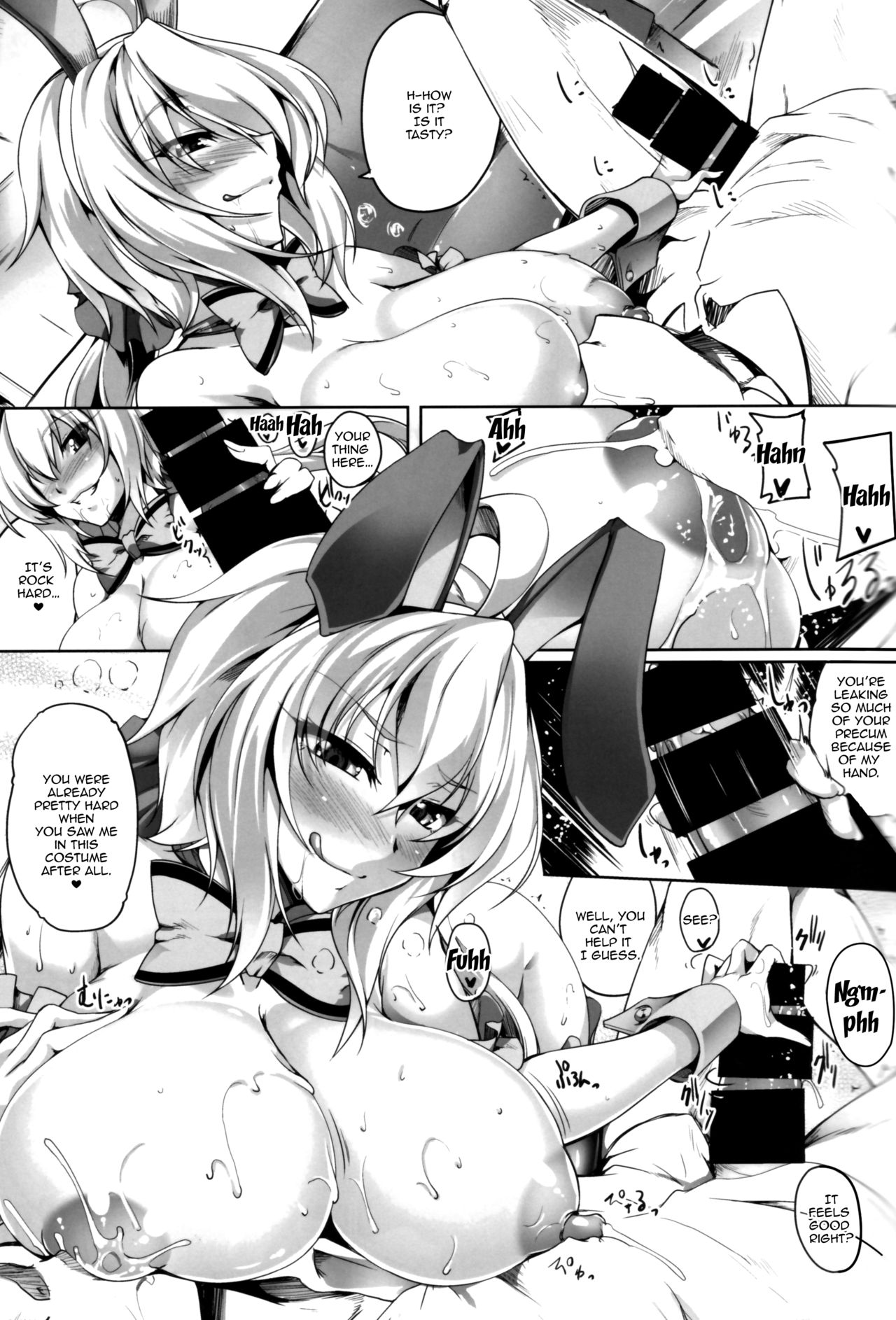 (C92) [Kanten Jigenryuu (Kanten)] Bunny na Chris-chan no Bukkake Milk Party (Senki Zesshou Symphogear) [English] {Doujins.com} page 10 full