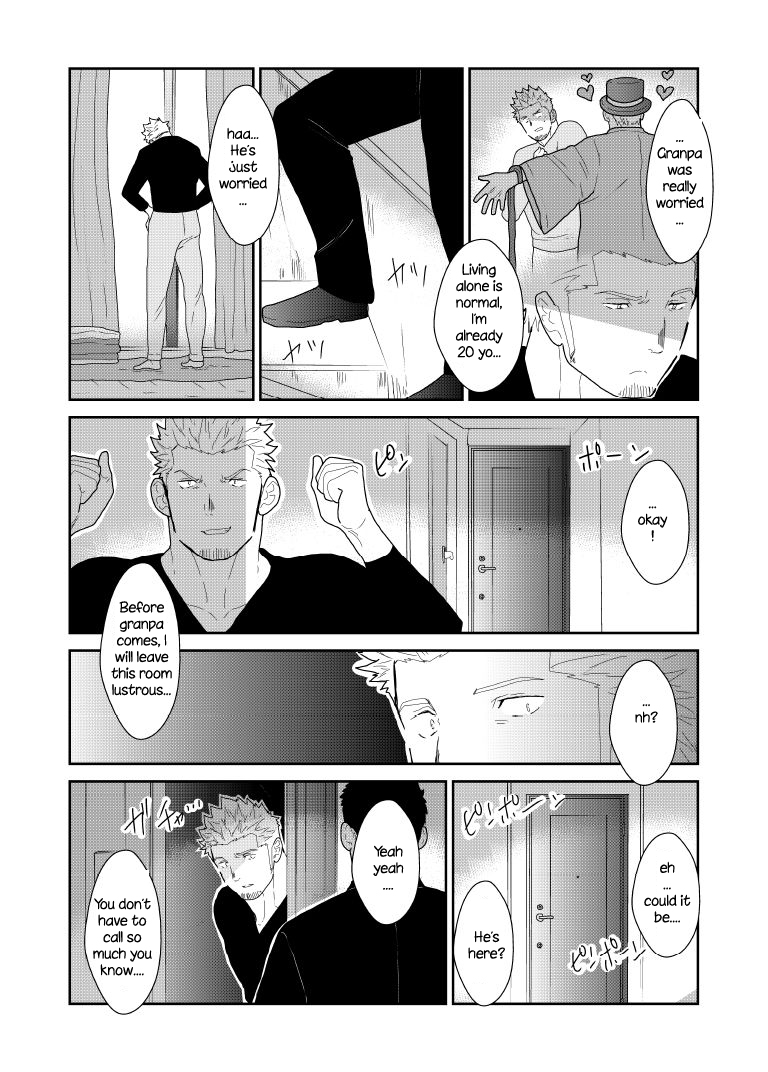 [Sorairo Panda (Yamome)] Moshimo Yakuza no Atama no Ue ni Otoko no Pants ga Ochite Kitara. | What if Men’s Underwear Falls Down on a Yakuza’s Head [English] page 6 full