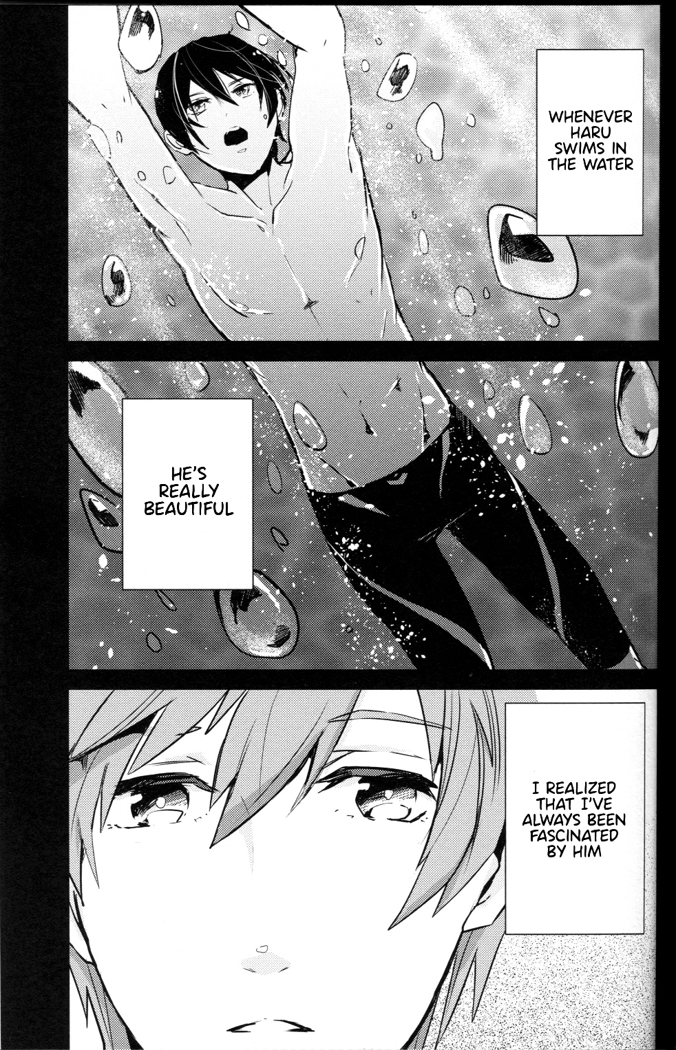 (Renai Jiyuugata! entry2) [Kokon no Kaze (raipanda)] Under Water Speaker (Free!) [English] page 2 full