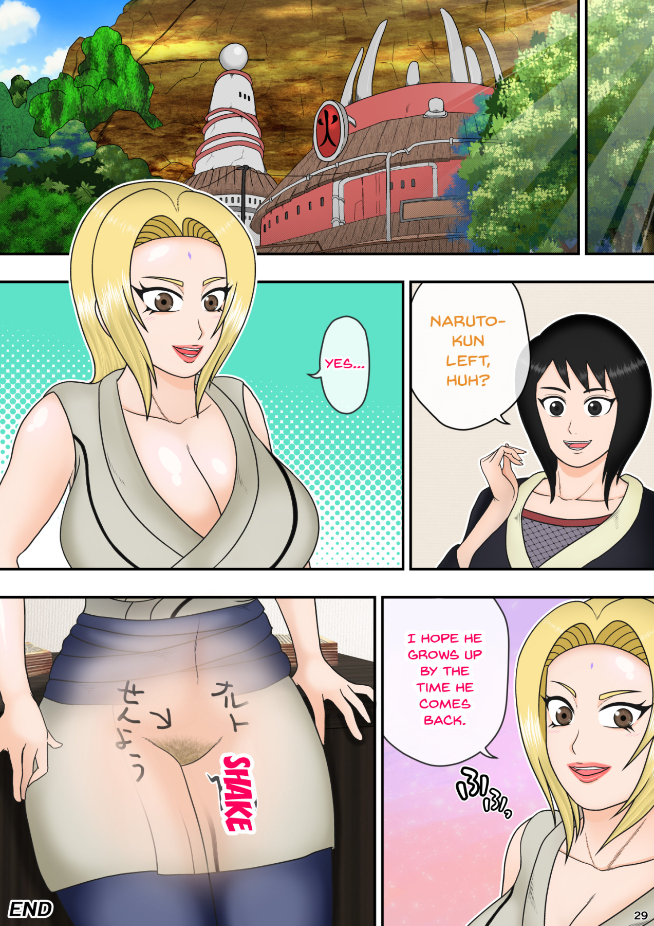 [Asagindo (Asakura Gin)] Tsunade no Seikyouiku 2 ~Kanraku Hen~ | Tsunade's Sex Education 2 ~Surrender Edition~ (Naruto) [English] {Doujins.com} page 30 full