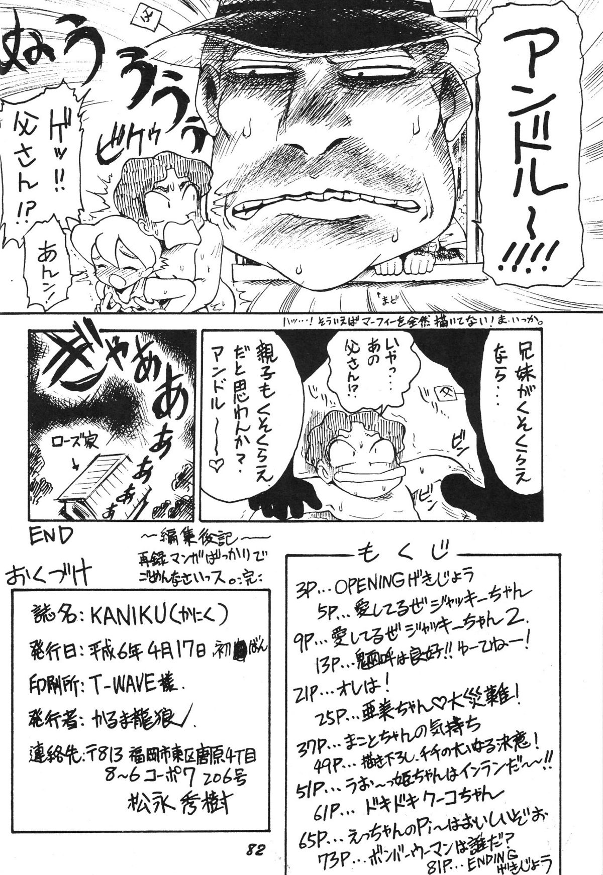 (CR15) [Karmaya (Karma Tatsurou)] Kaniku (Various) page 82 full