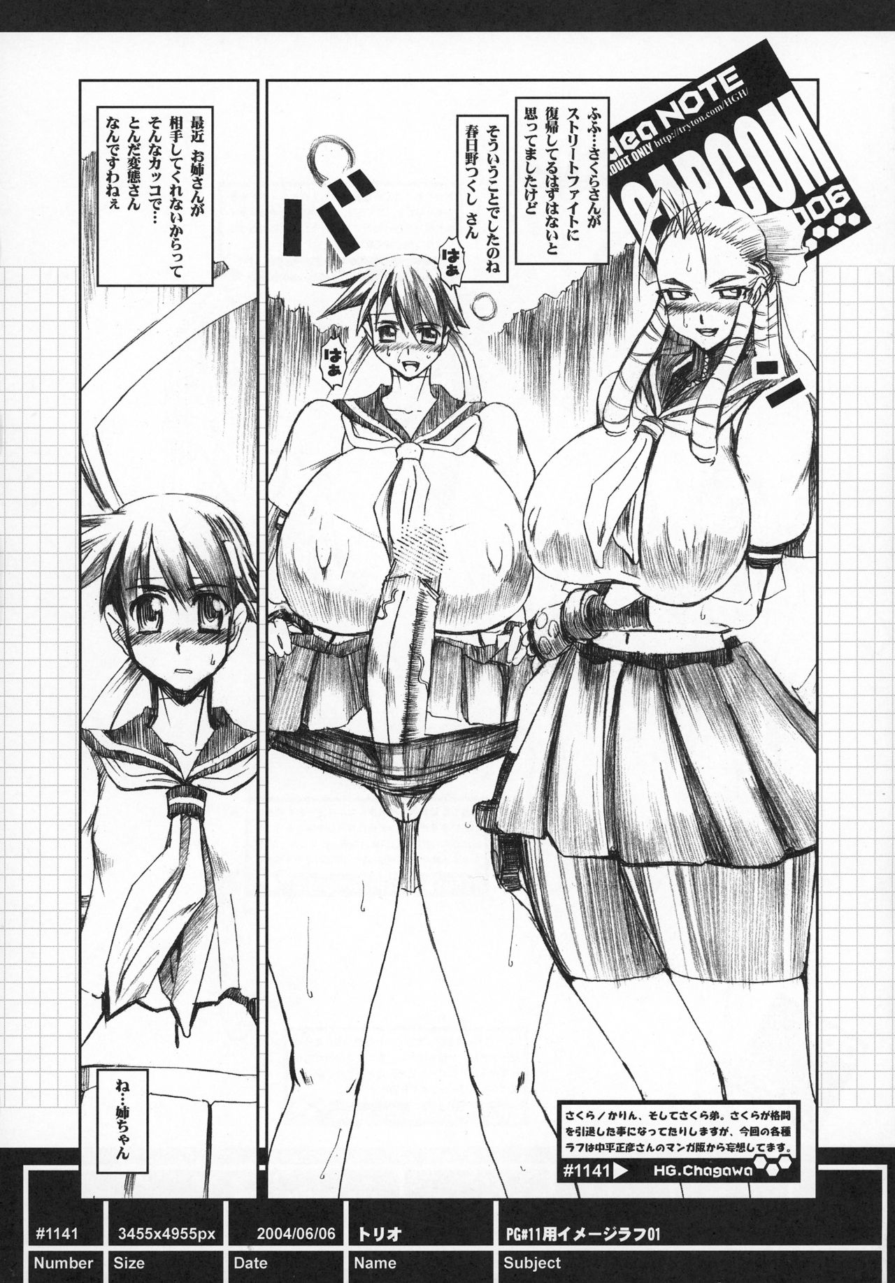 (SC24) [HGH (HG Chagawa)] Idea NOTE #04 (Street Fighter) page 6 full