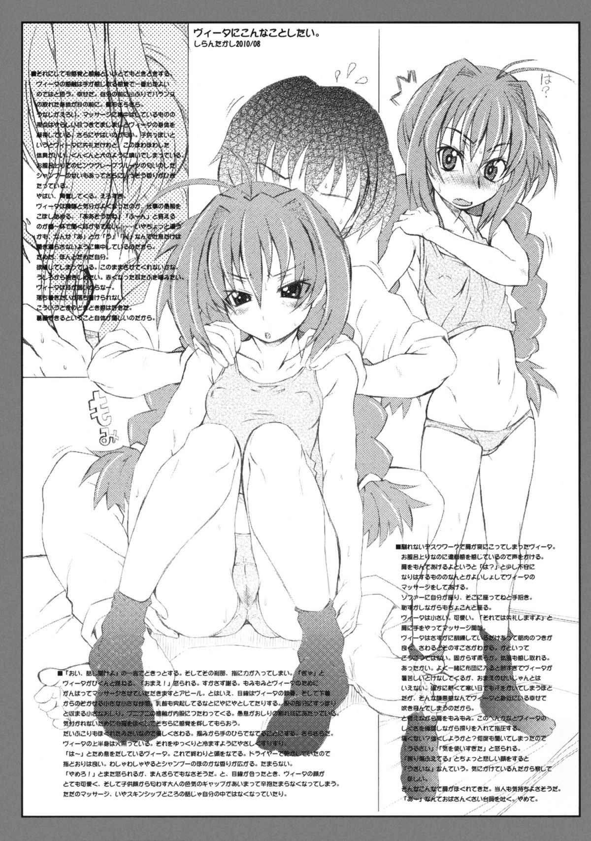 (C80) [Shirando (Shiran Takashi)] Vita Mousou Nikki (Mahou Shoujo Lyrical Nanoha) page 4 full