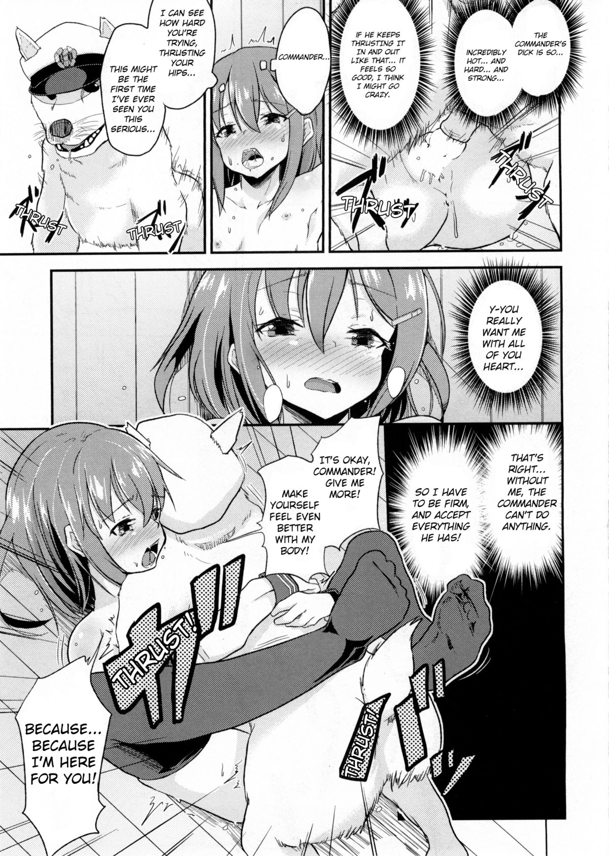 (C87) [Puritania(Puri)] Shireikan ga Wanko ni Nacchatta!! (Kantai Collection -Kancolle-) [English] [Zarmazarma] page 10 full