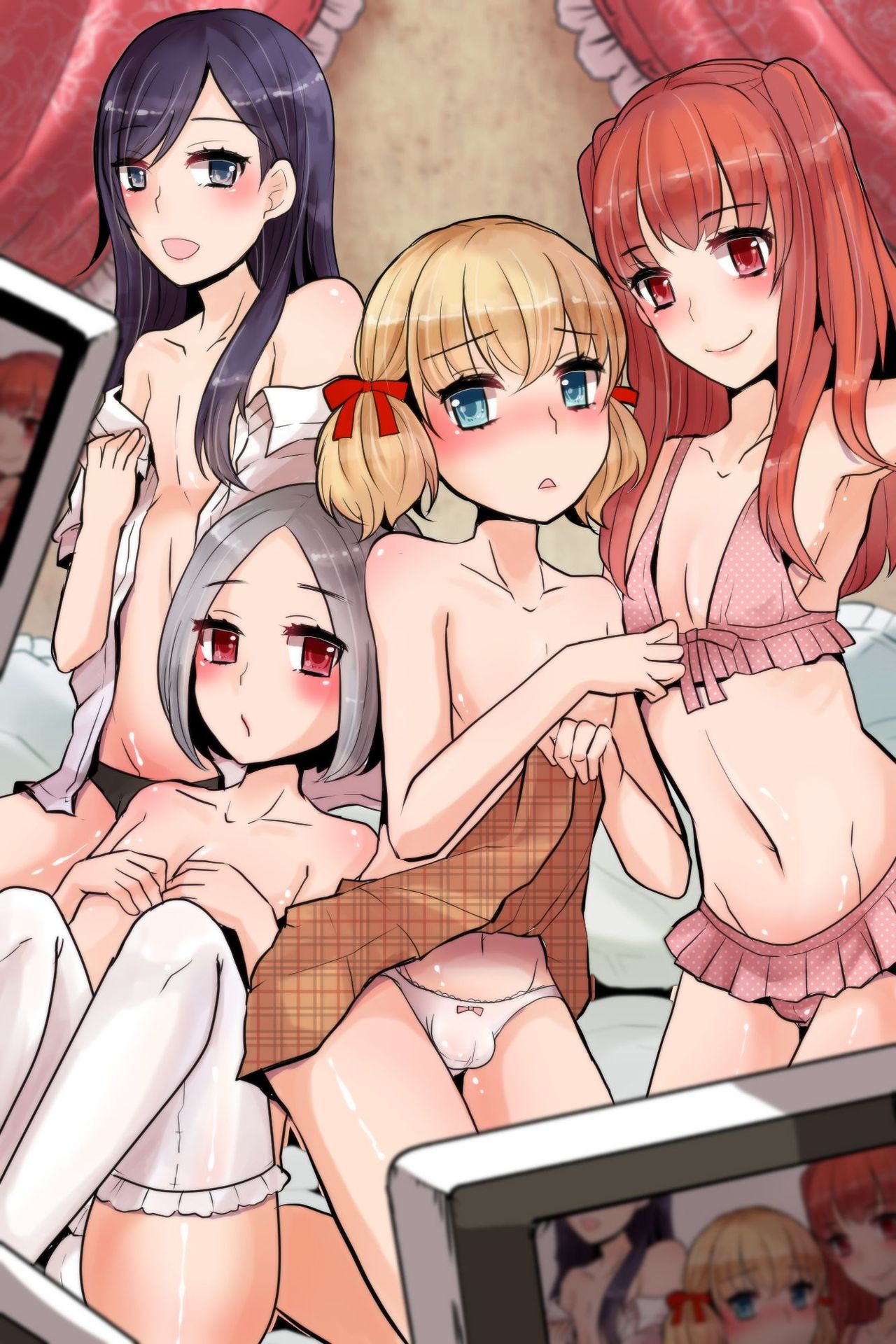 [MC (Nimame)] Mesuochi! Rankou Satsueikai ~Boku Otoko na no ni Kanjichau...!~ [Chinese] [瑞树汉化组] page 2 full