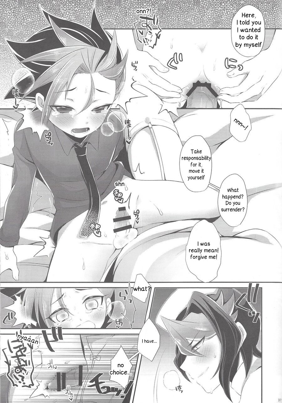 (Sennen Battle Phase 17) [Cotton 100% (Noi)] Shounen Maid Yuto-kun | Yuto-kun The maid boy (Yu-Gi-Oh! ARC-V) [English] page 34 full