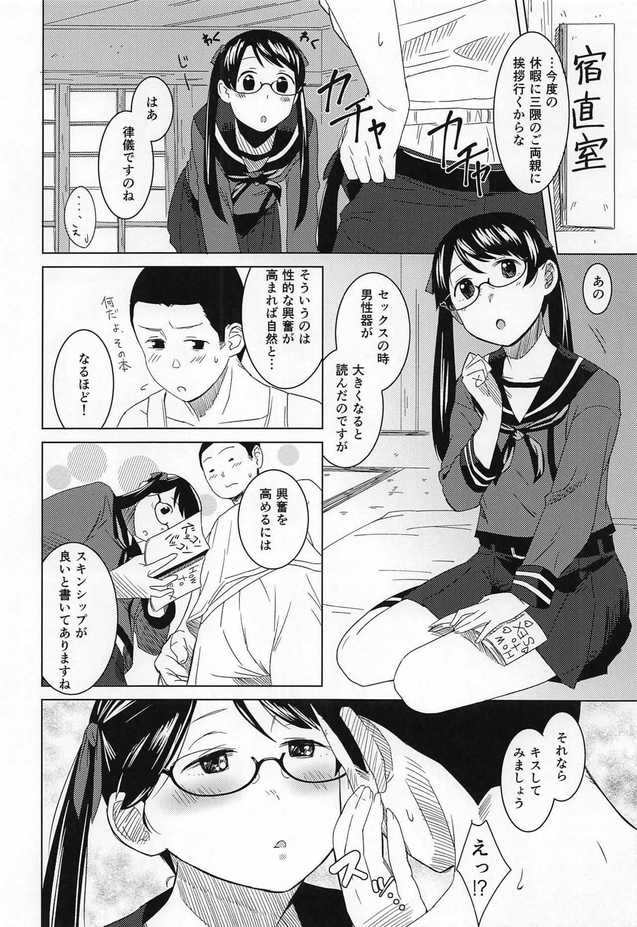 (COMIC1☆15) [Kuuchuusen (mko)] Raspberry Kiss Megane (Kantai Collection -KanColle-) page 5 full