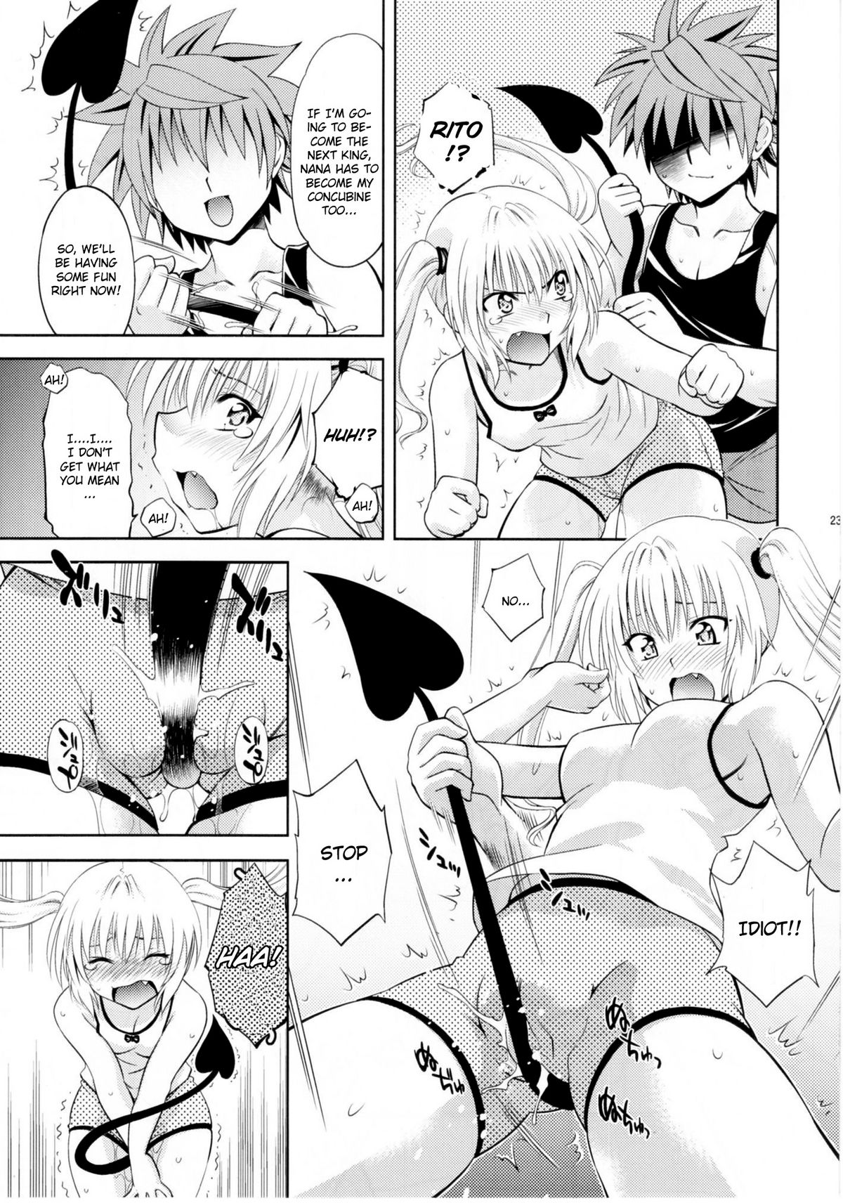 (COMIC1☆5) [Studio Wallaby (Nagisa Minami)] Troublekko ~Momo & Nana~ | To Love-Rukko ~Momo & Nana~ (To LOVE-Ru) [English] [CGRascal] page 22 full