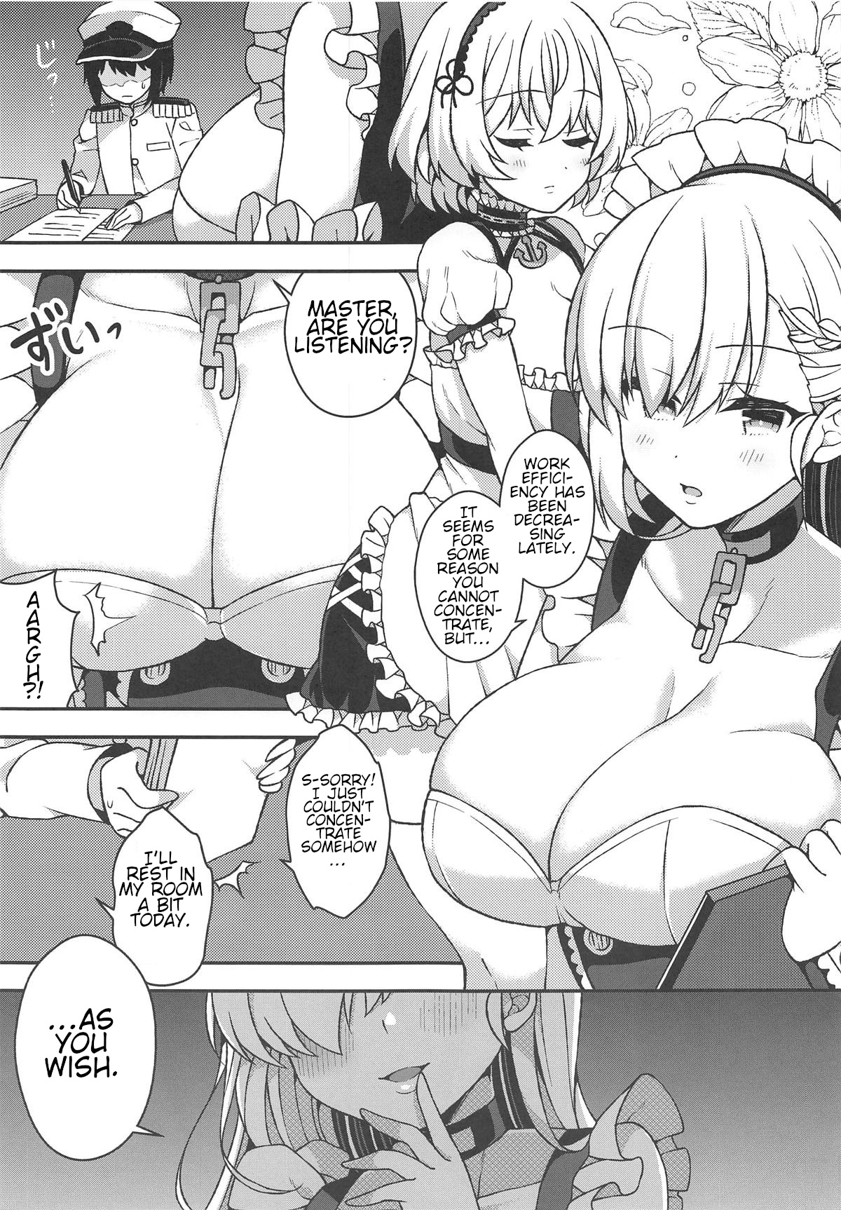 (SC2019 Summer) [Aratoya (Arato Asato)] Belfast to Sirius ni Mainichi Kyousei Osewa Sareru Hanashi (Azur Lane) [English] page 4 full