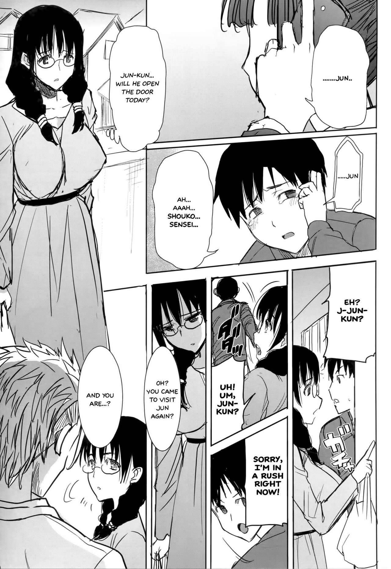 (C86) [Namakemono Kishidan (Tanaka Aji)] Unsweet Kurose Katsuko Plus Saikai... [English] =White Symphony= page 7 full