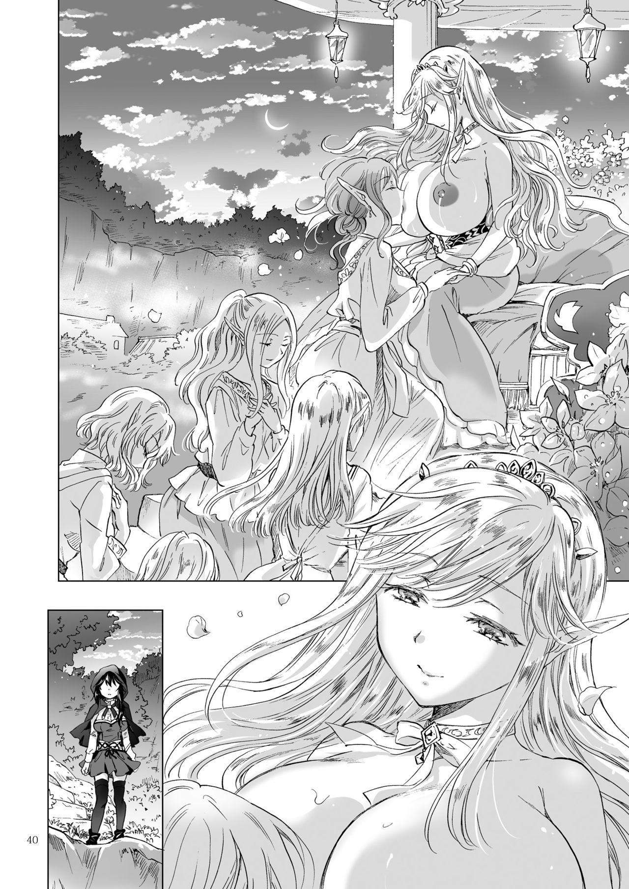 [peachpulsar (Mira)] Seinaru Chichi no Elf Hime [Digital] page 40 full