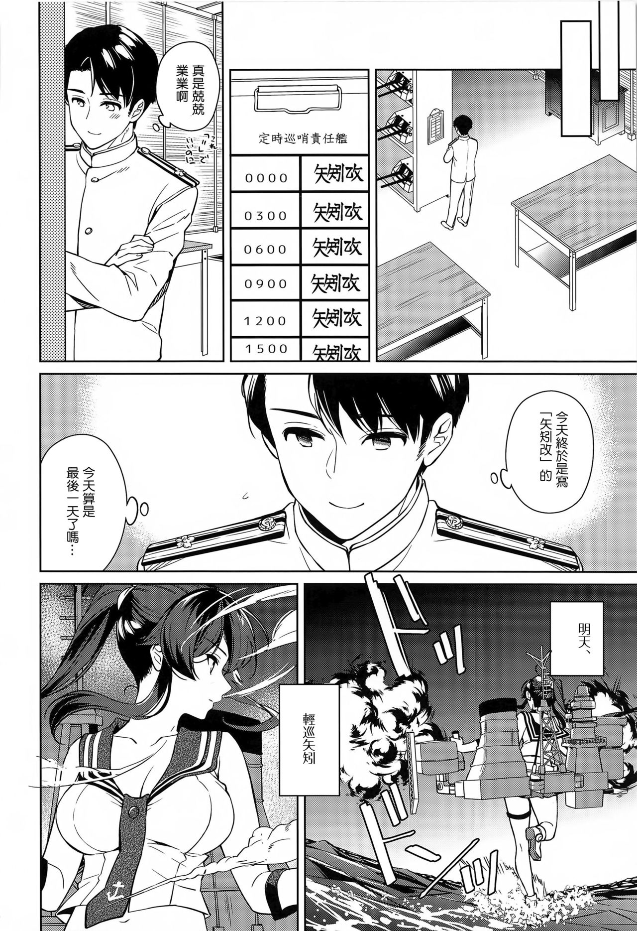 (C97) [Rosapersica (Ichinomiya)] Yoru Yahagi 13 (Kantai Collection -KanColle-) [Chinese]  [Angiris Council漢化组] page 4 full