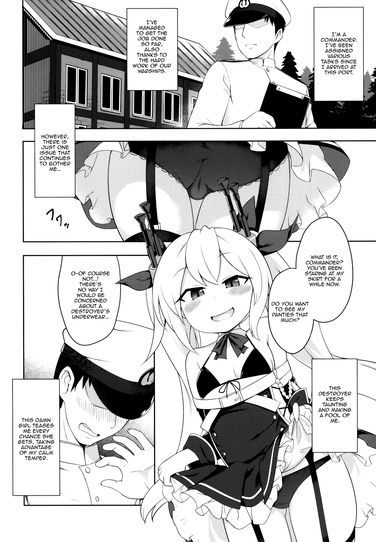 (C97) [Yusei Haguruma (Victanyas)] Namaiki Kuchikukan Wakarase Challenge | I'll Make You Understand Challenge (Azur Lane) [English] {Doujins.com} page 3 full